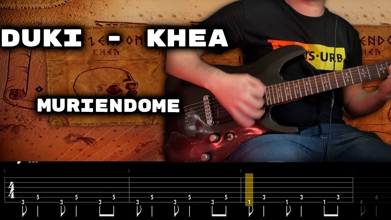 Muriendome - Duki Ft. Khea Instrumental Cover Tutorial Guitarra [+Tabs]