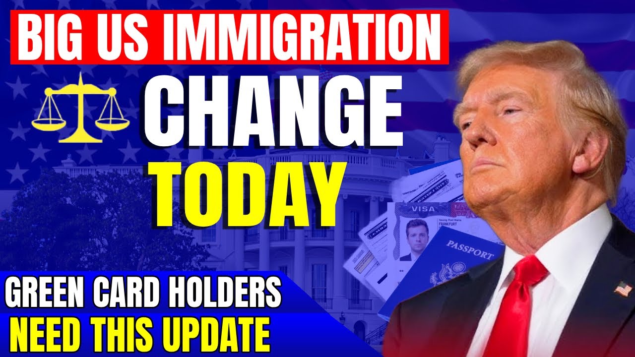 Big Immigration Change Today in USA – Green Card Holders Need This Update