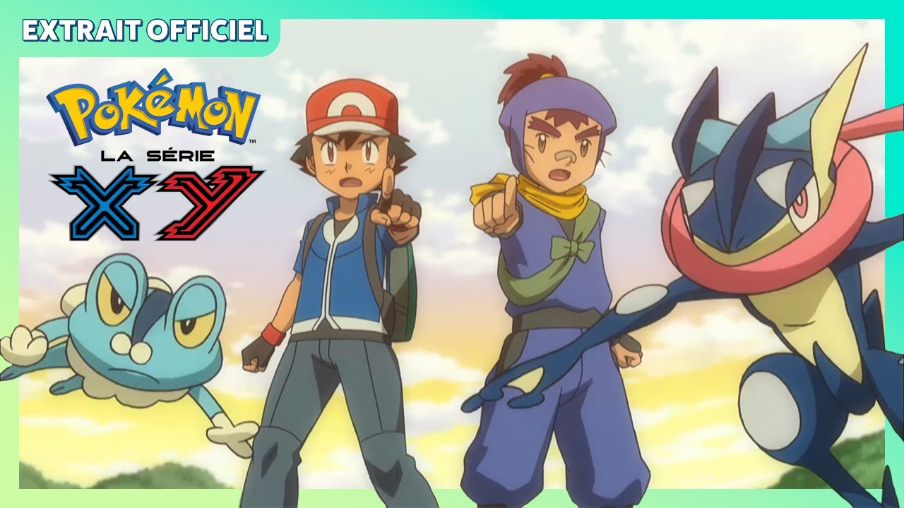 Grenousse et Amphinobi ! I Pokémon, la série : XY – La quête de Kalos I Extrait officiel