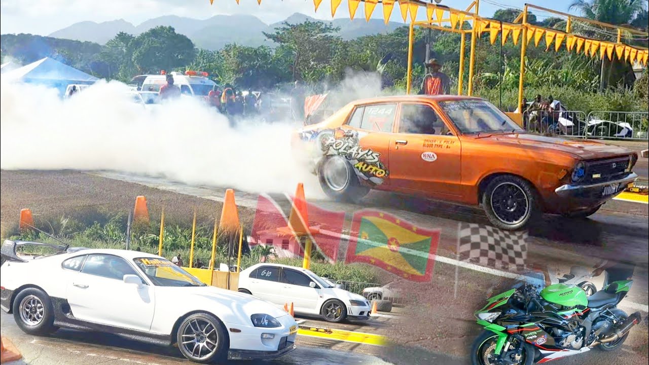 Grenada Car Racing Saturday test run 3th (🇬🇩  Pearls AirStrip)