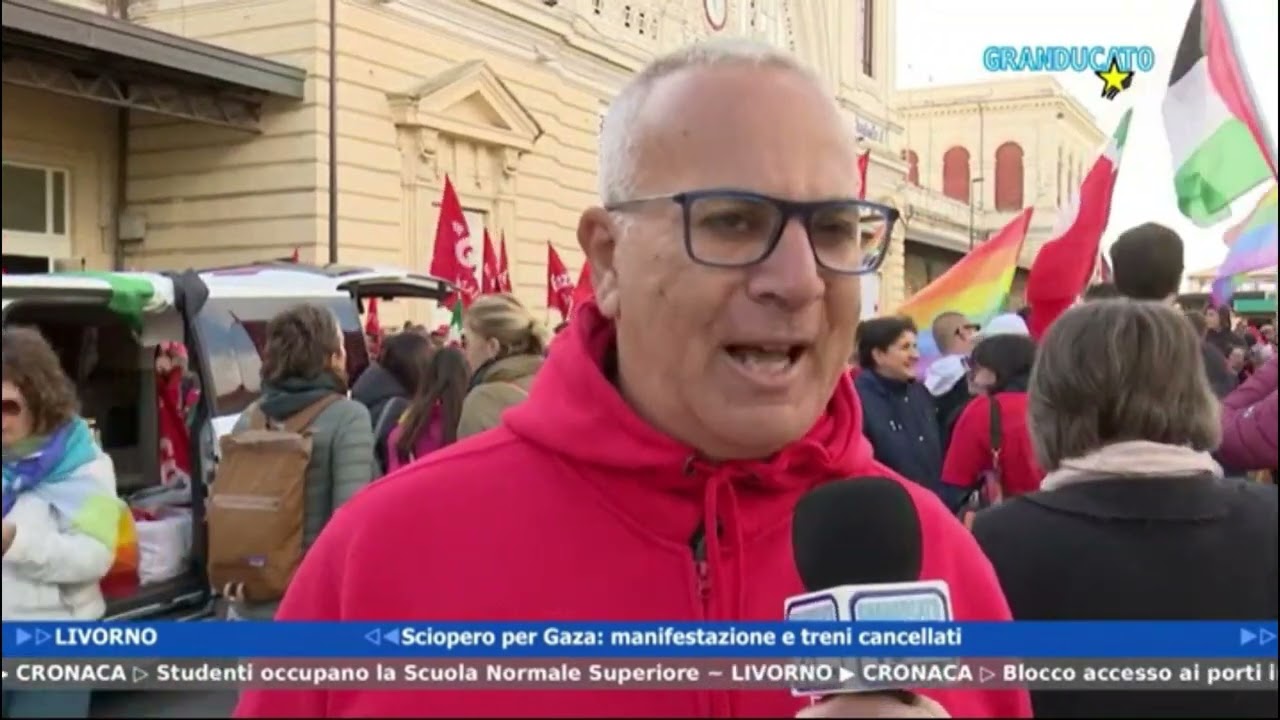 Sciopero generale Cgil, il servizio di Granducato TV sul corteo di Livorno