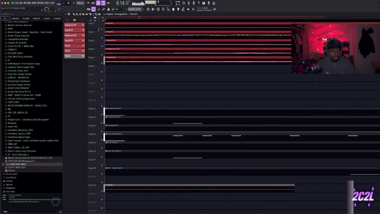 10 beats on stream (1min per beat)