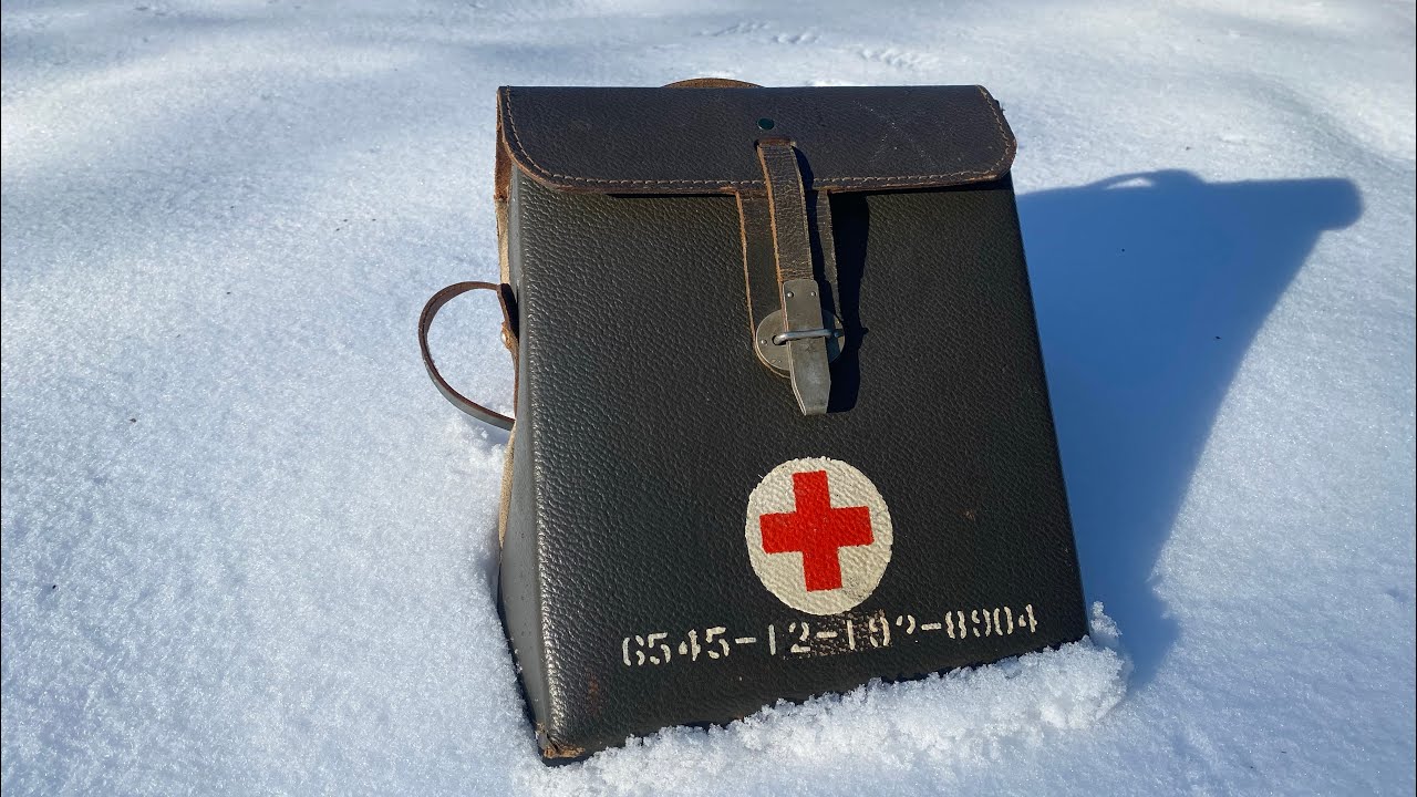 Alte Bundeswehr Ausrüstung : San - Tasche