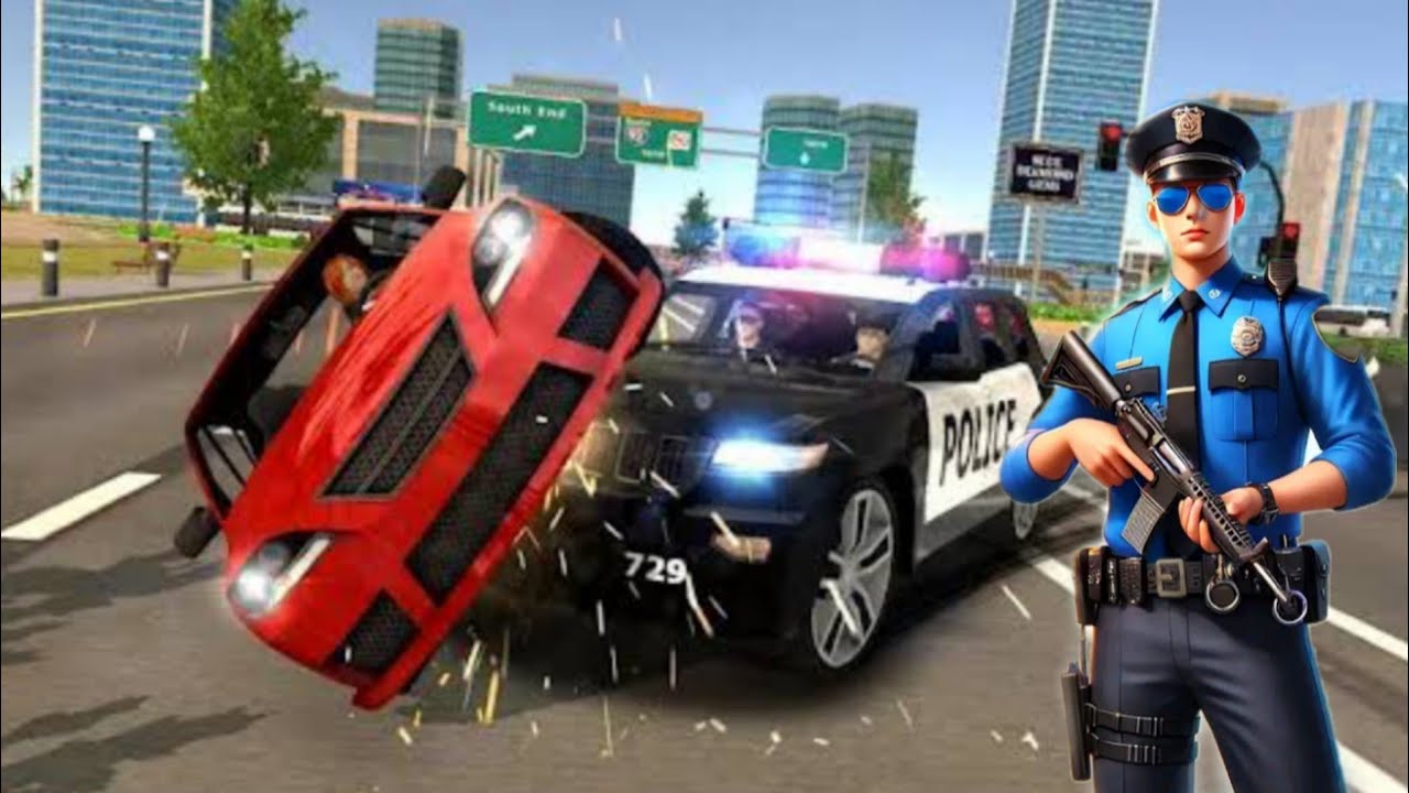 Police car Chase Driver Game 🚦🚥 Police Car Driving Simulator Gameplay | Realistic Chases