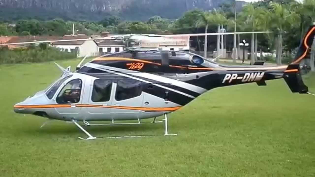 DECOLAGEM BELL 429 GLOBAL RANGER EM TIRADENTES MG