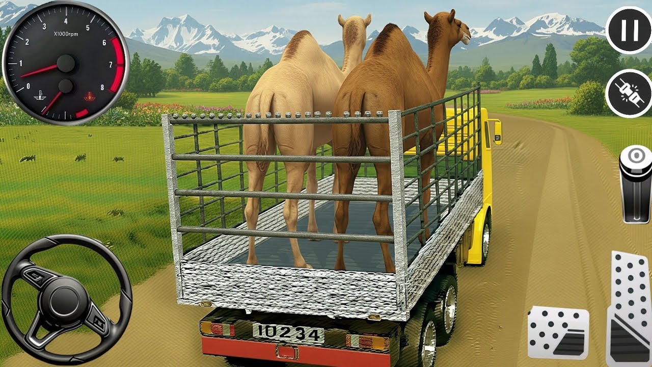 Animal Cargo Truck Driving 3D Game - Animal Cargo Transport Truck 2025 - Android Gameplay