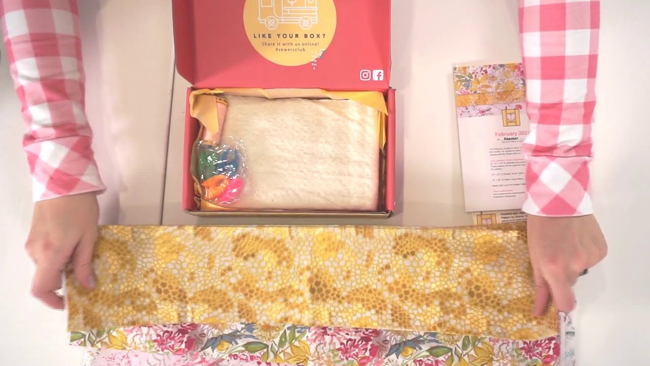 Sewers Club February 2021 Unboxing - Sewing Subscription Box