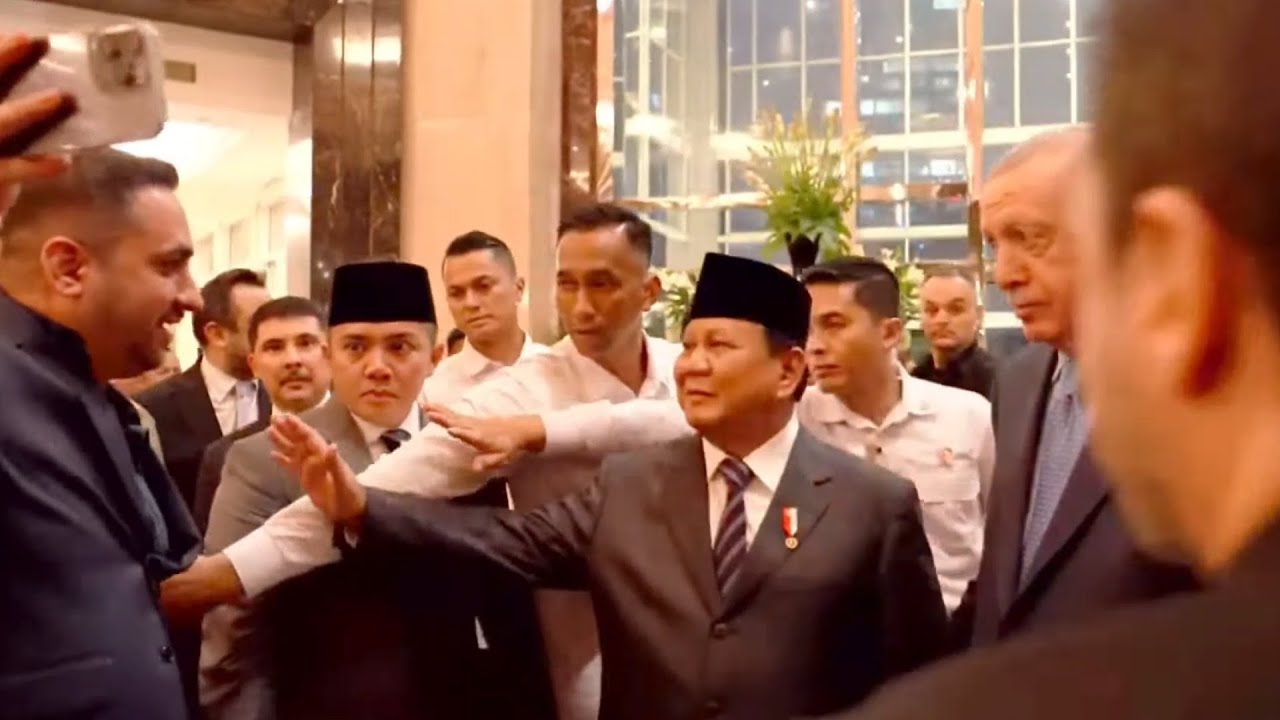 Pengawal Presiden Erdogan Gak Sadar Untung Presiden Prabowo Jiwa Pasusnya Masih,Cara RI1 Ngawal Kren