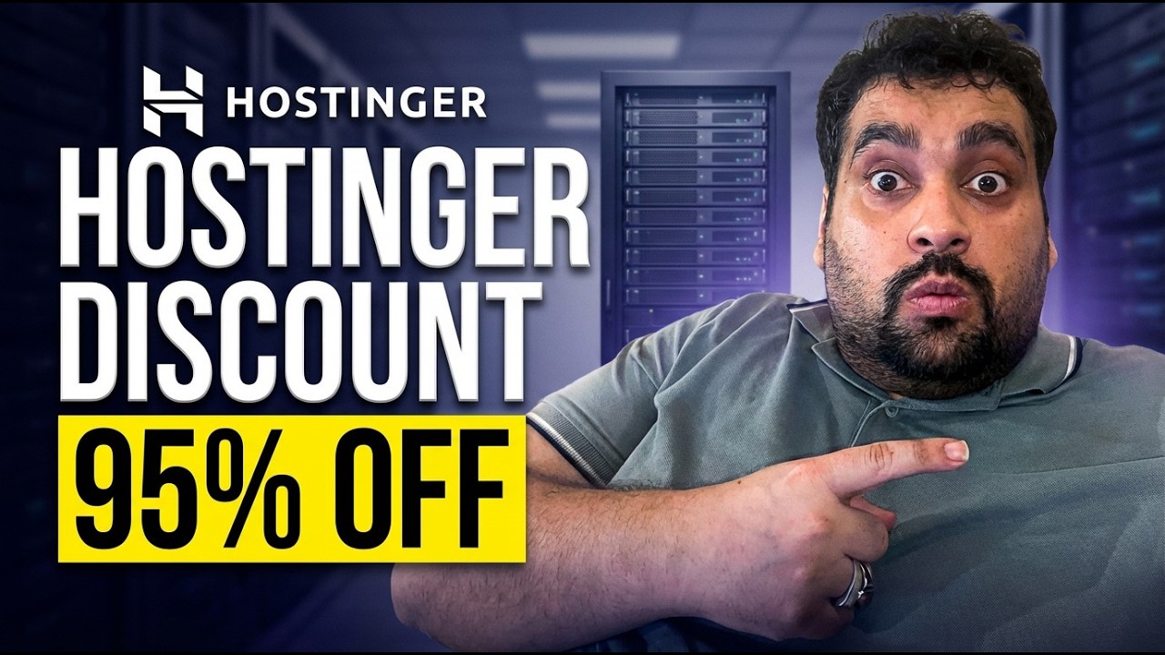 Hostinger Discount 95% OFF Coupon Code (2026) + Extra 10% Discount | Step-by-Step Setup