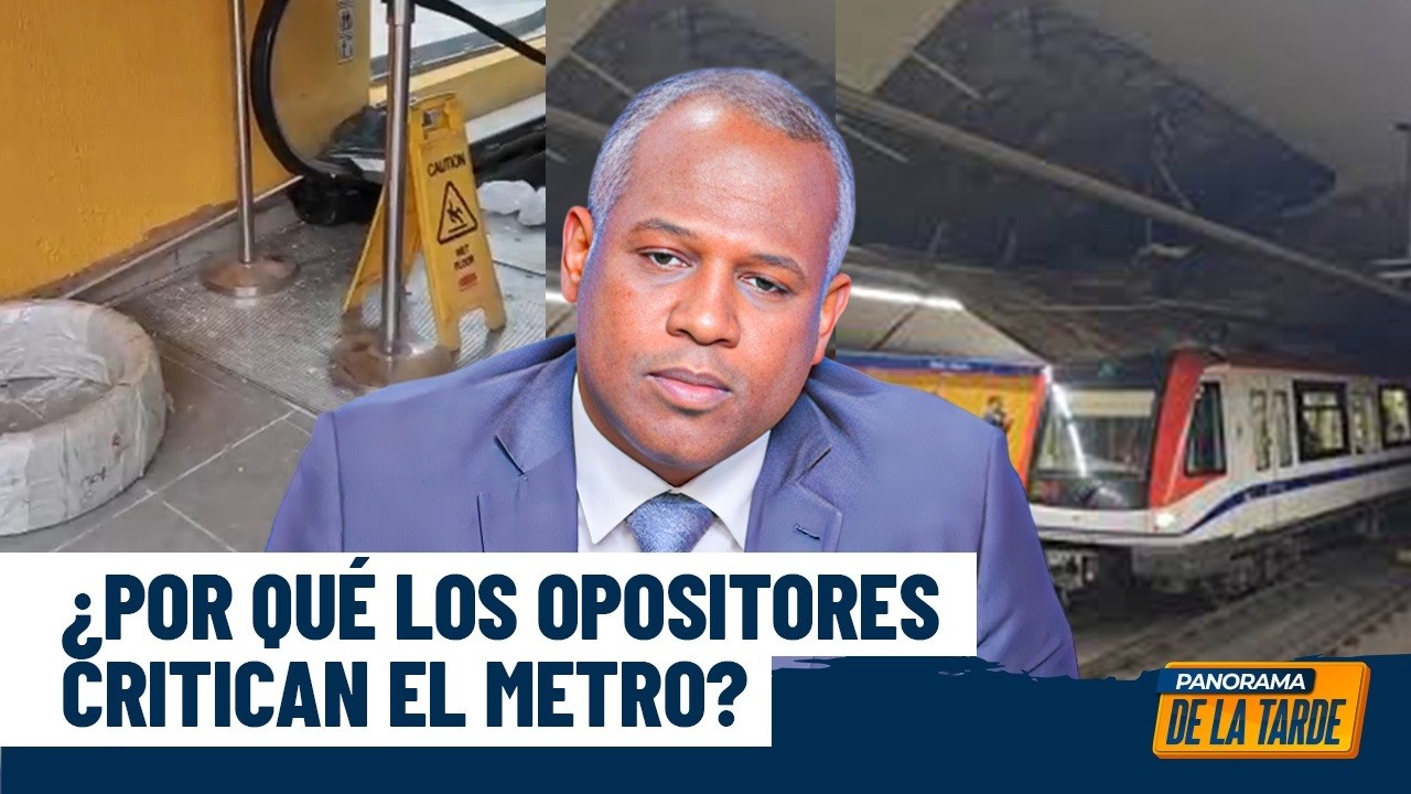 Discusión en cabina: Adrián Lebrón trae fotos del nuevo Metro en mal estado y se arma tremendo lío
