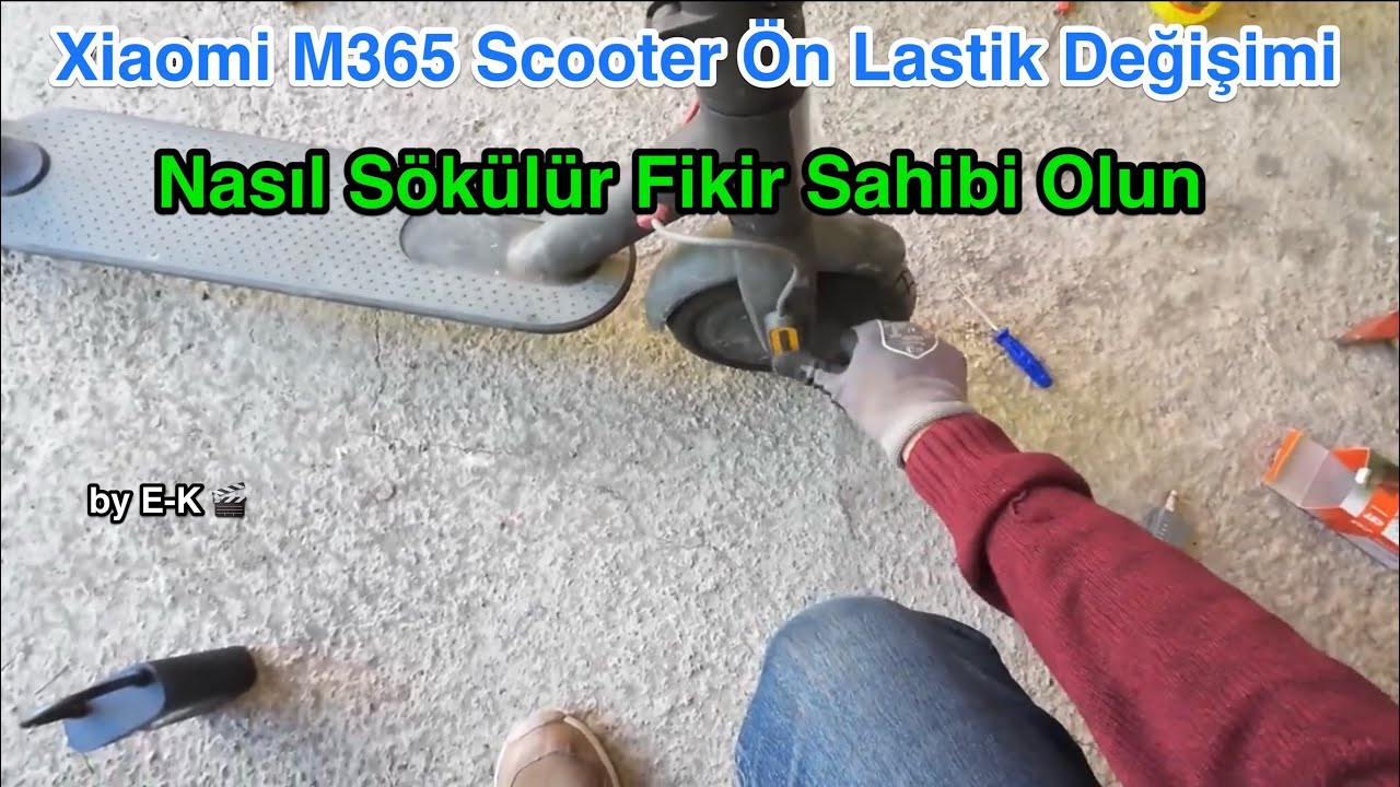Xiaomi M365 Scooter Ön Lastik Değişimi