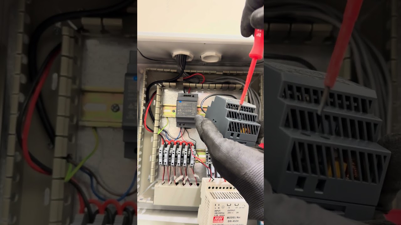 Access control Well DR-4524 industrial DIN rail power supply replacement #technical #maintenance 