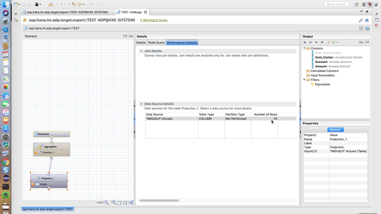 Debug a #SAP #HANA view