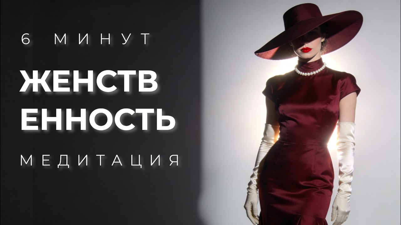 Медитация ЖЕНСТВЕННОСТЬ для расслабления. Замедление и спокойствие с утра