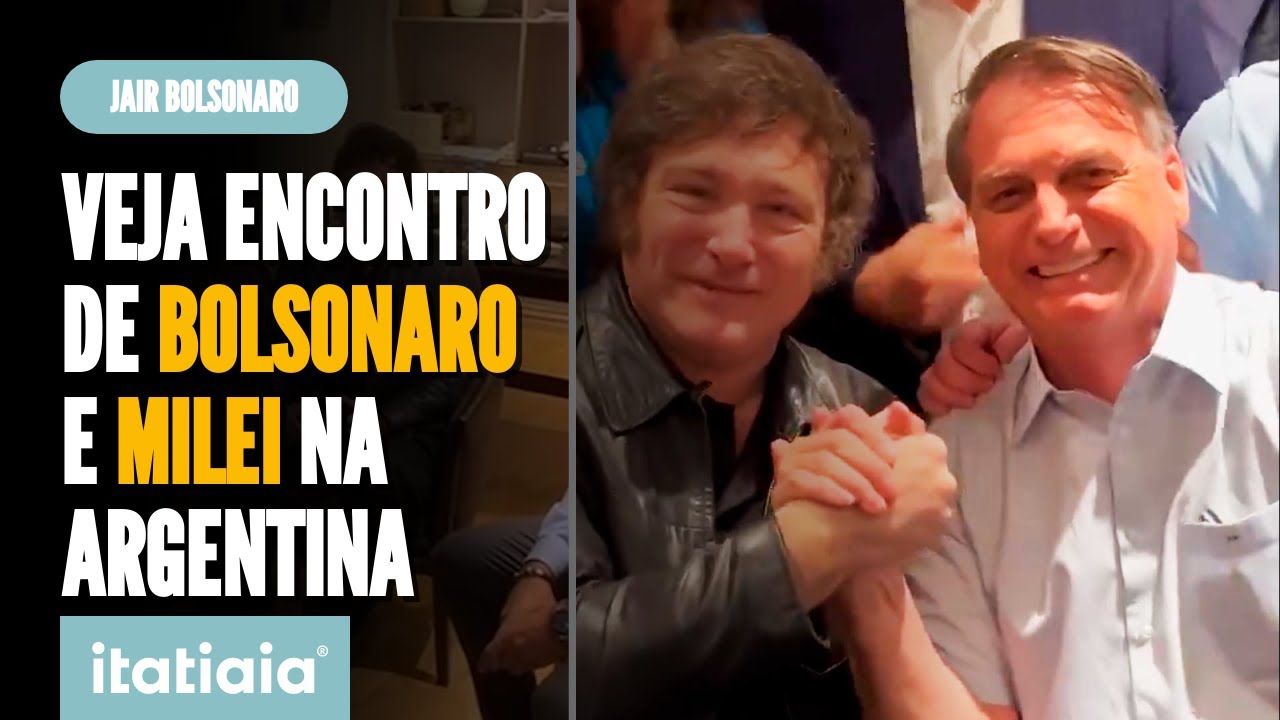 JAIR BOLSONARO REGISTRA ENCONTRO COM JAVIER MILEI, NOVO PRESIDENTE DA ARGENTINA