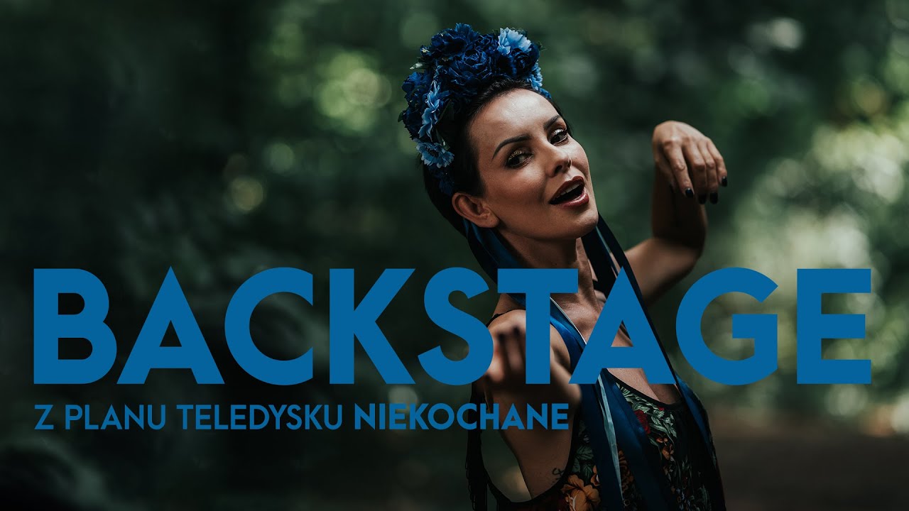 Backstage z planu teledysku 