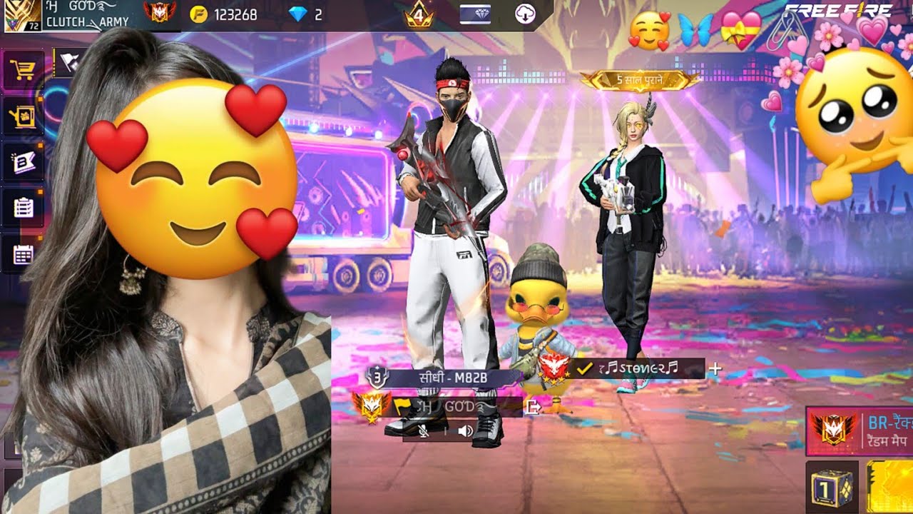 Free fire cute 🥰 gf bf call conversation 💓 | Romantic and cute recording 😘 ||