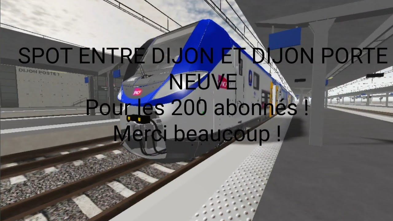 SPOT ENTRE DIJON ET DIJON PORTE NEUVE pour les 200 abonnés ! Merci beaucoup !