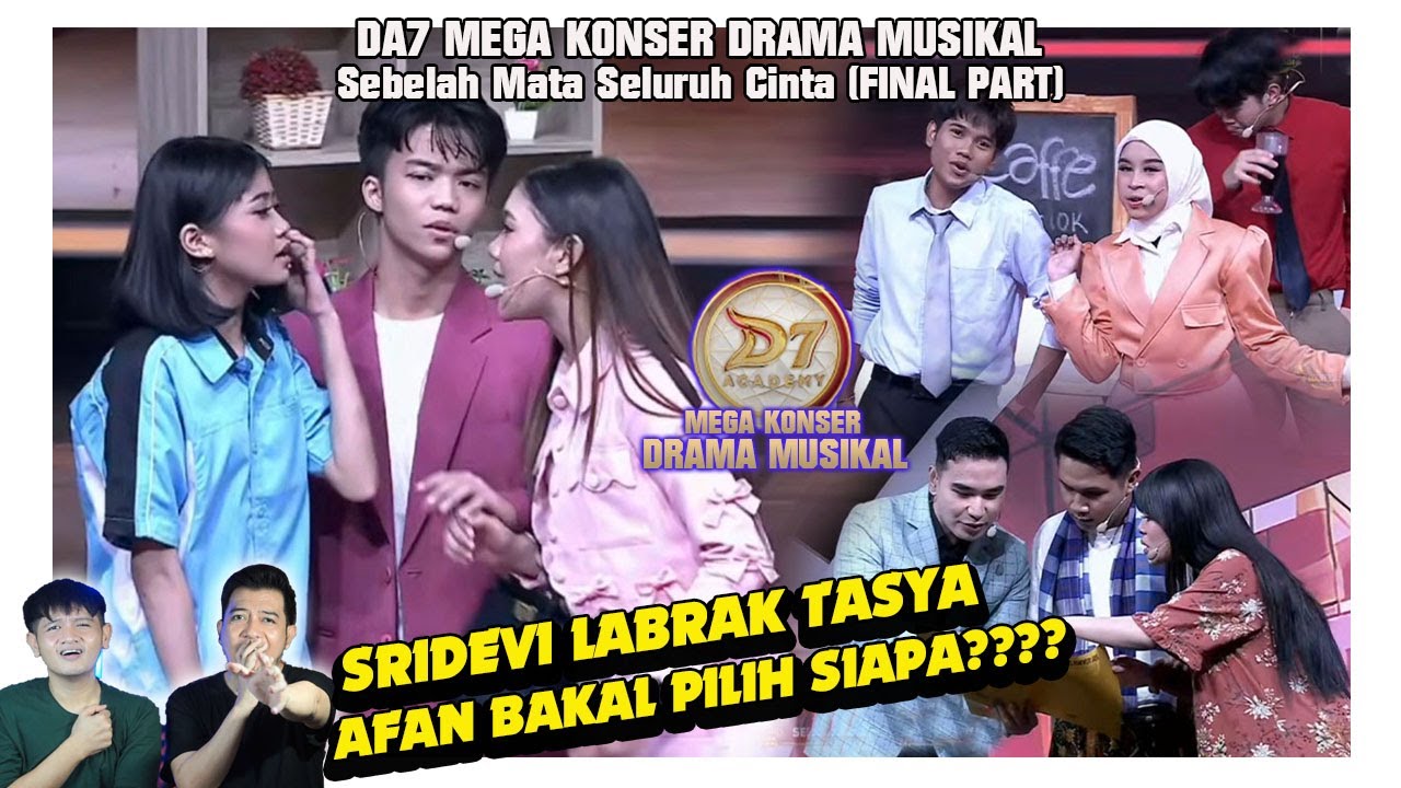 DA7 drama musikal Sebelah mata seluruh cinta part terakhir pertanda Afan dan Tasya akan berlabuh