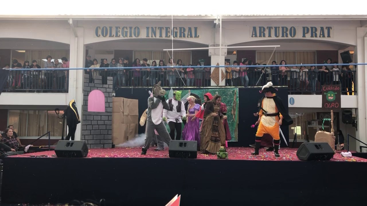 CIAP Kermesse Abril 2019 show 3ro basico Shrek