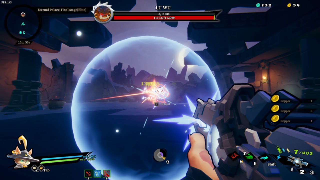 Gunfire Reborn First Boss Speedrun Elite Mode