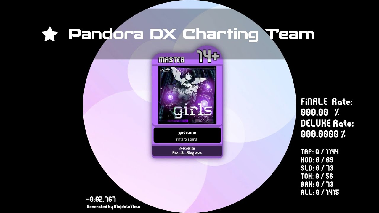 [ Ongeki Collab 2 Pack 6 ] girls.exe [ maimai 創作譜面 MASTER 14+ DX ]