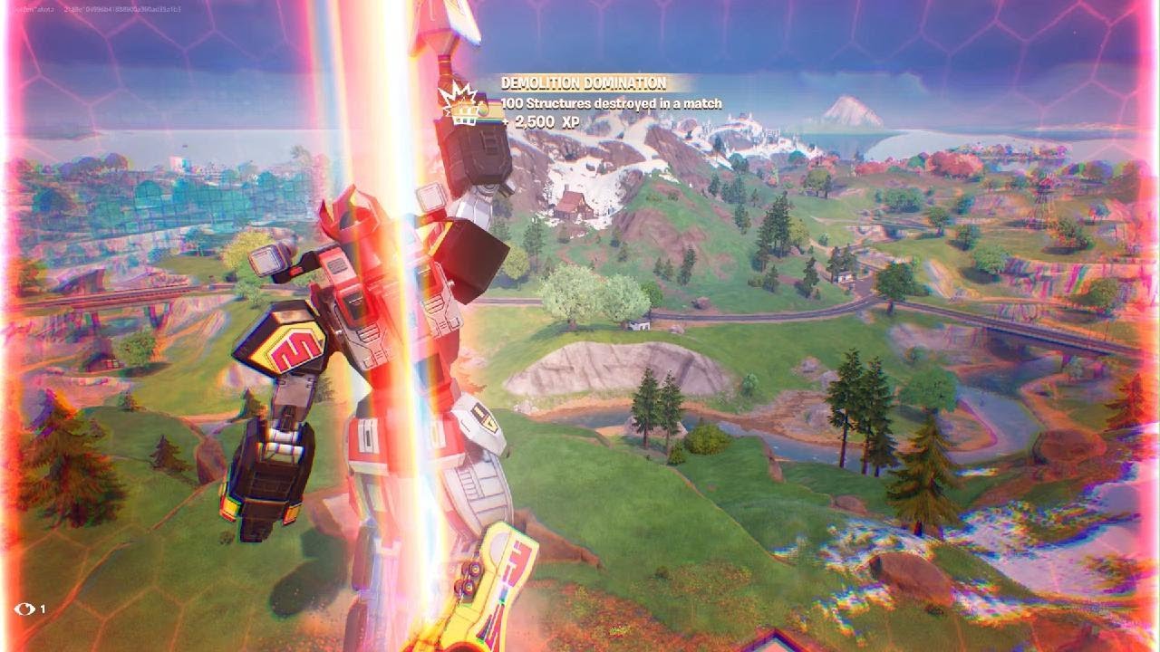 Craziest Reaction to a Victory Royale with Mighty Morphin Megazord