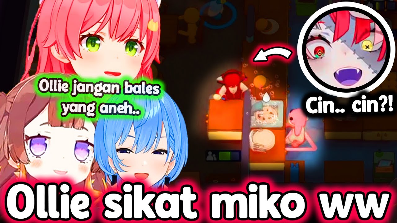 OLLIE Rebut Sikatnya MIKO, Ke Trigger Bilang "Chirin-Chirin" ww..【Hololive】
