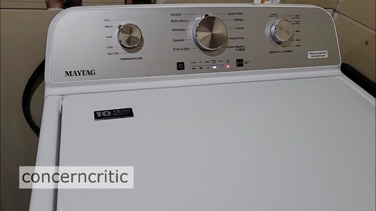 Maytag Top Load Washer with Deep Fill - 5.2 cu. ft. | Unboxing and Use