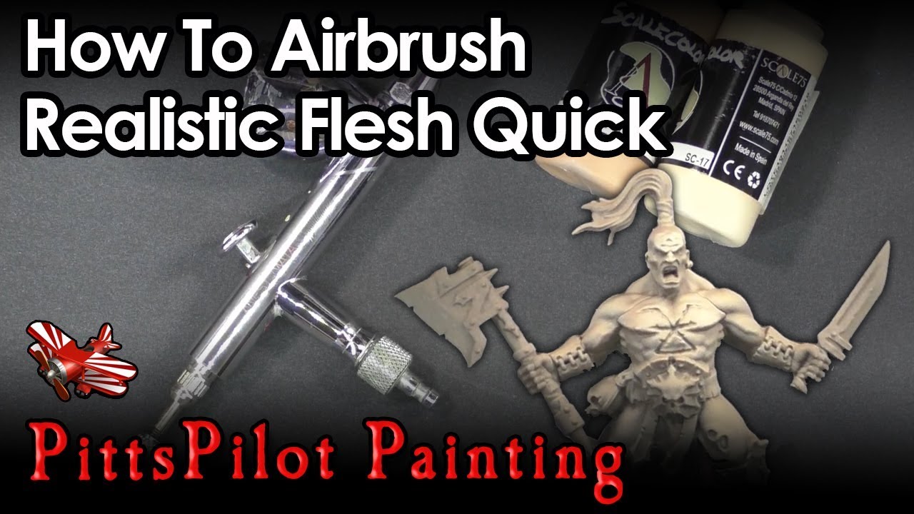 How to Airbrush Realistic Flesh Quick