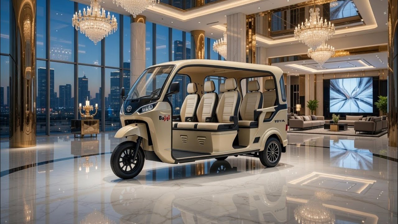 2026BajajiBojiToyaЛюксРоскошныйЭлектрческий Минивэн на 3 Колесах в ШоурумеИсламабада! 🔥 