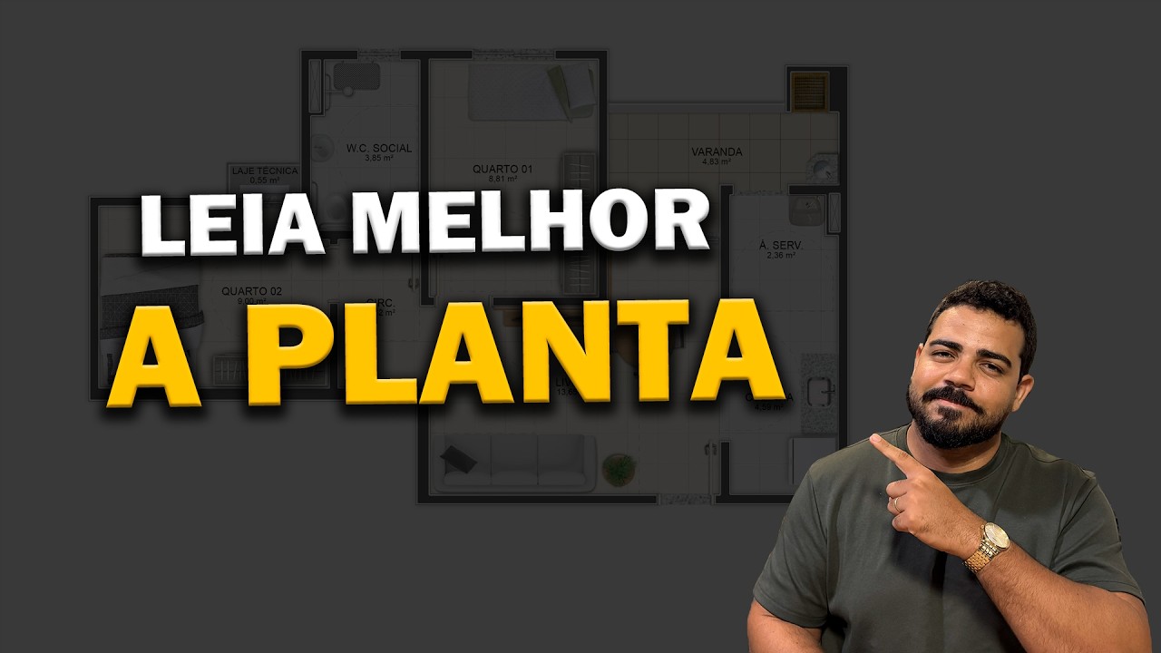 Como ler uma planta antes de comprar um apartamento