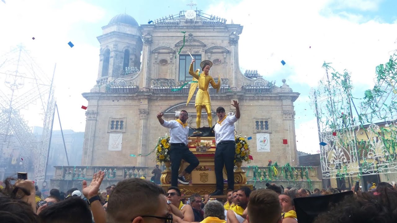 Palazzolo Acreide, Festa San Michele Arcangelo 5.10.2025: sciuta e processione diurna.