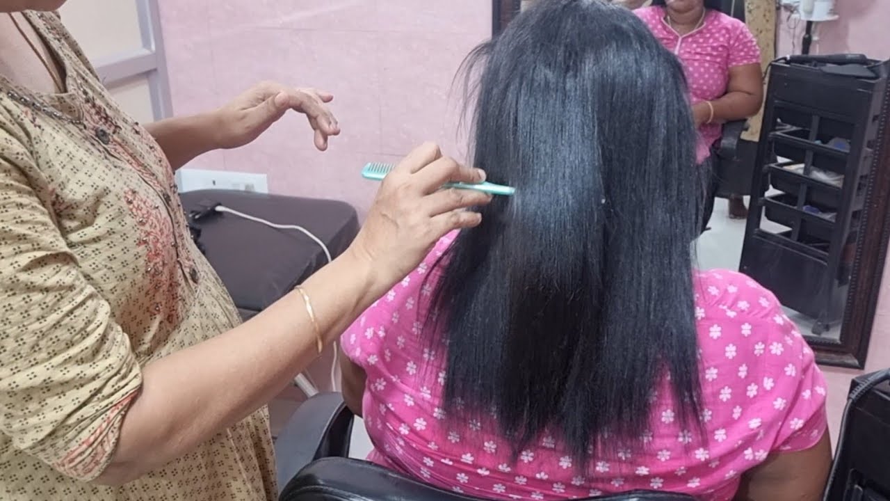 keratin treatment step by step 🚶‍♂️ in Tamil