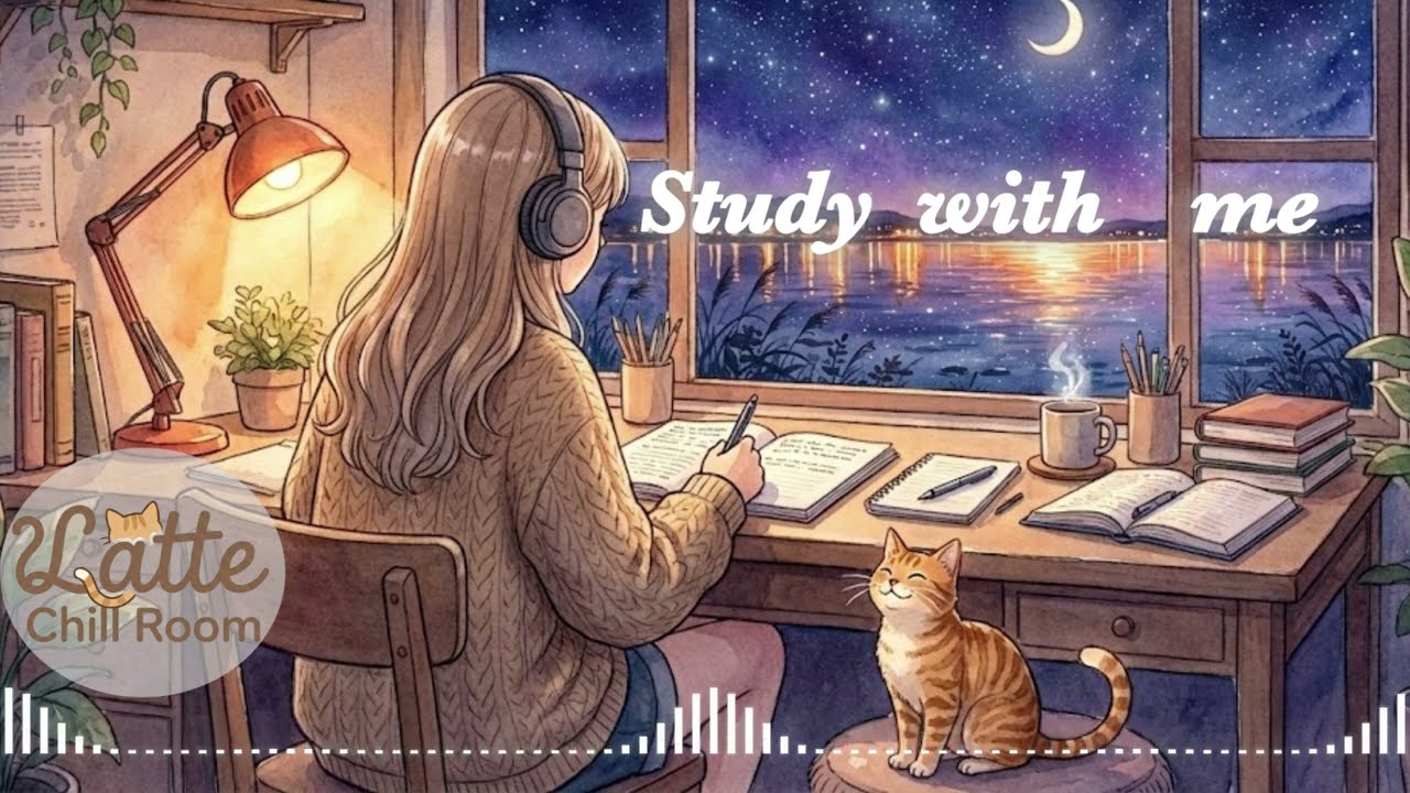 【深夜の勉強・作業用】静かな夜に集中できるおしゃれなBGM｜温かい音色で没入タイム