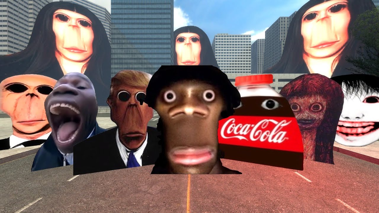 Rosalia Bizcochito Family, Angry Munci Multiverse, Goofy Ahh Family And Obunga Family Nextbot Gmod