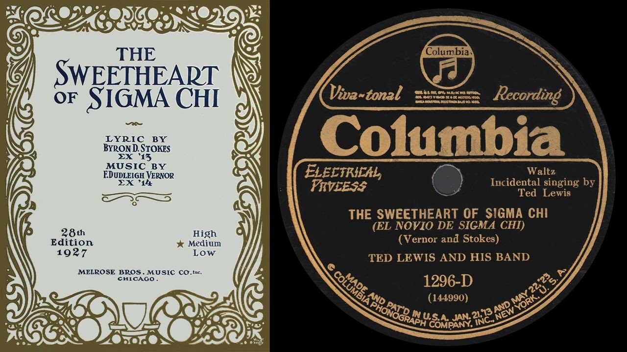The Sweetheart of Sigma Chi (Lewis 1927)