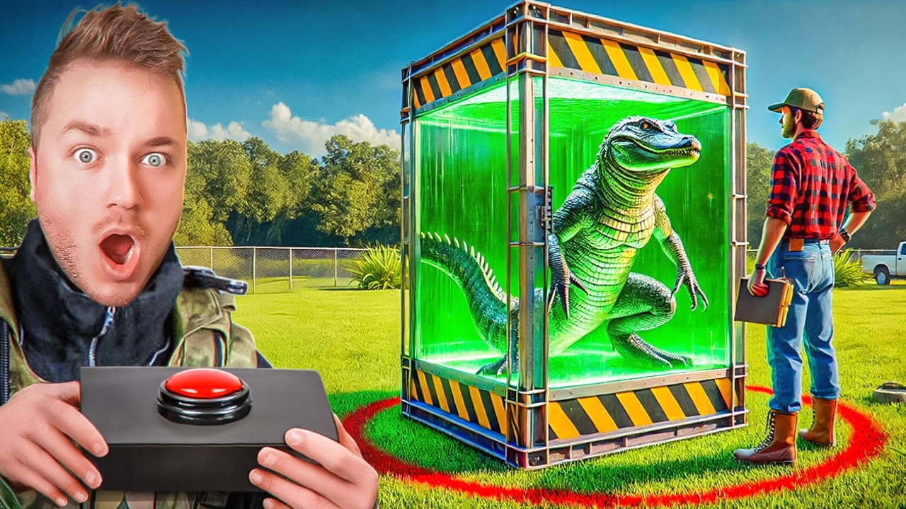 I FINALLY CAUGHT the POND MONSTER…Don't PRESS the BUTTON?!