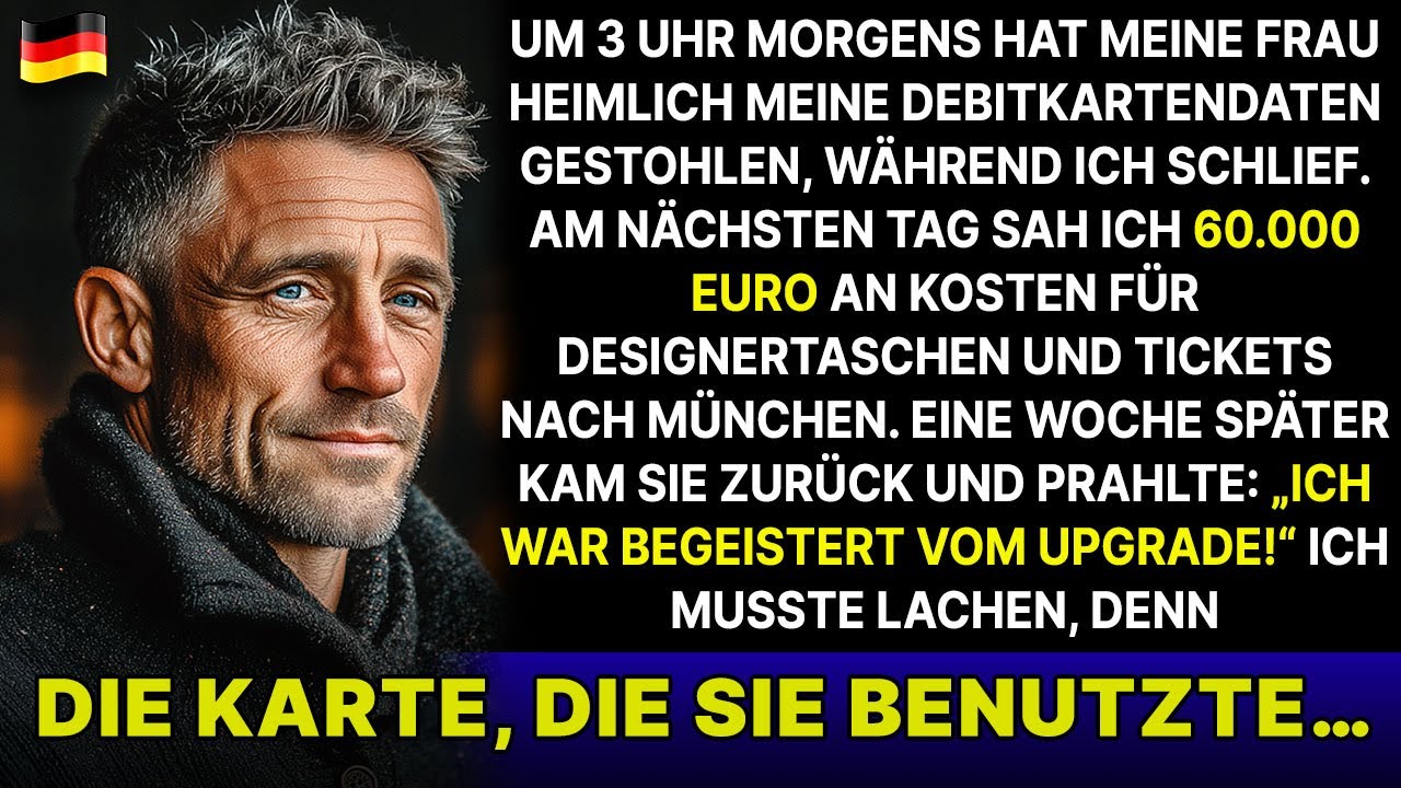 Um 3 Uhr morgens nahm meine Frau heimlich meine Kreditkarteninformationen und flog nach München...