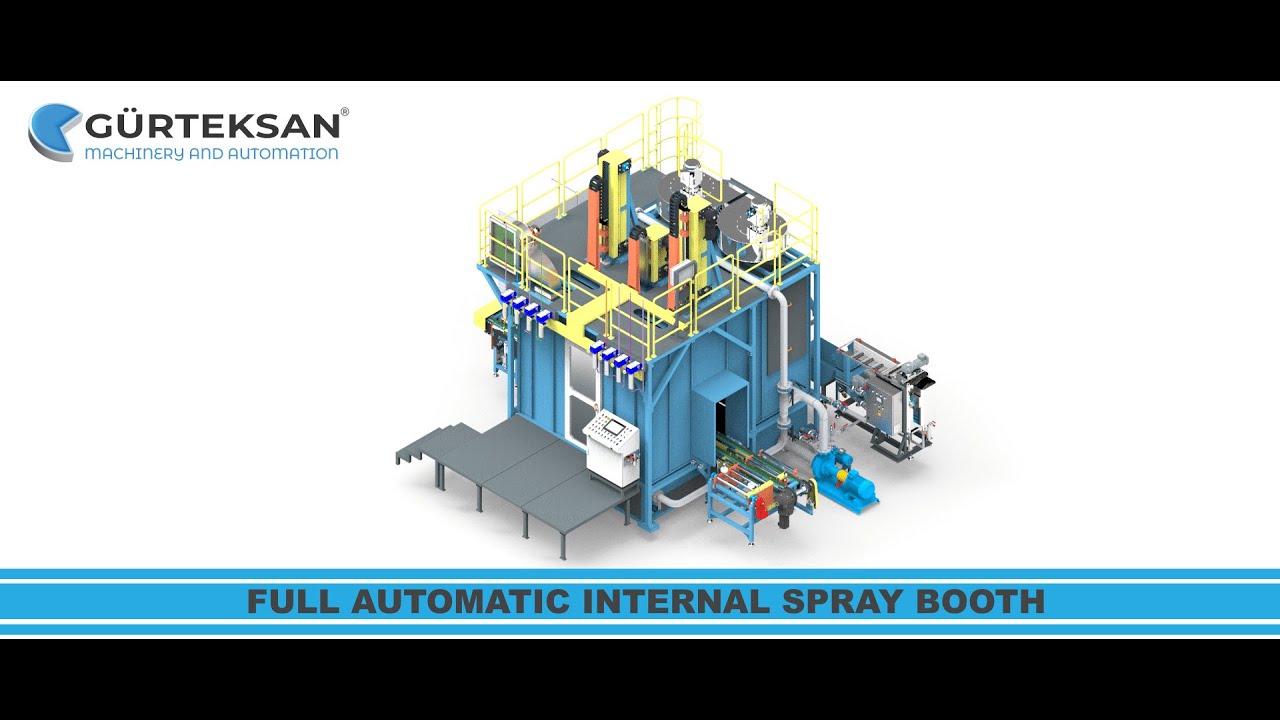 STEEL DRUM BODY INTERNAL SPRAY BOOTH