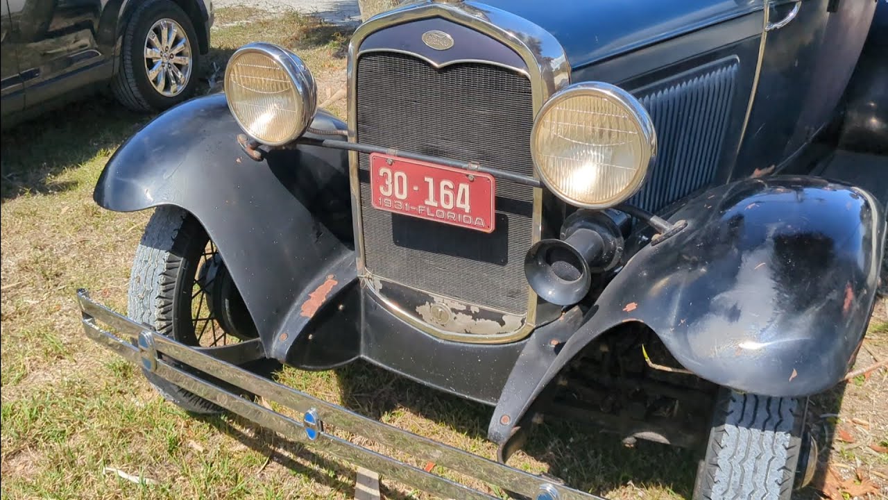 Ян KK4GGJ и его Ford Model A 1931 года выпуска.
