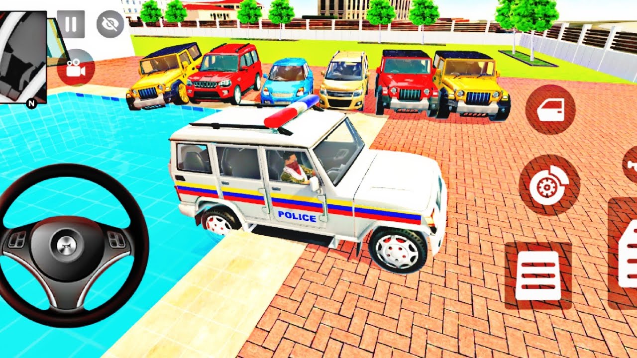 Police Car 🤩Car Showroom 💥 Modify Police Bus Jcb 😍 Indian Theft Auto Simulator 🤩 Game