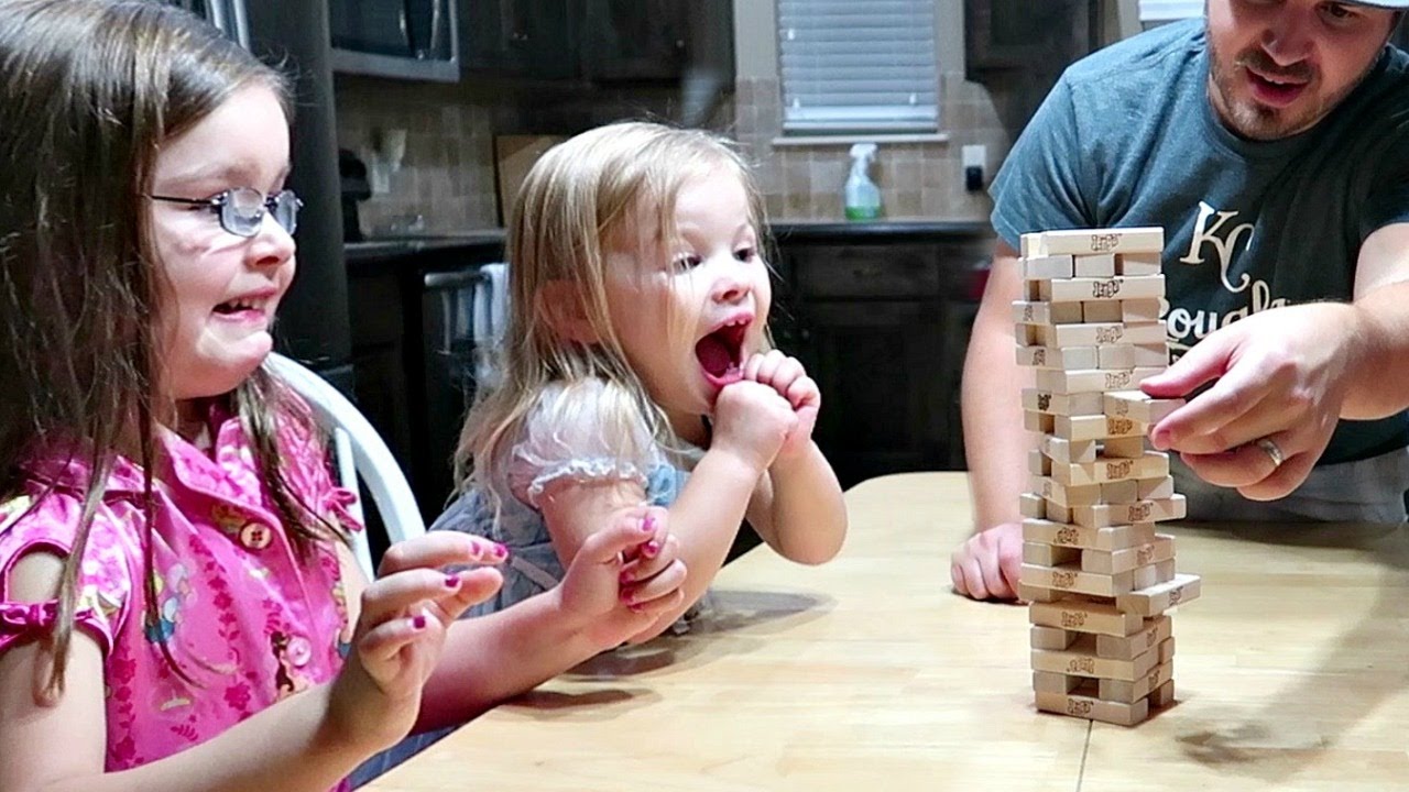 😂Family JENGA Madness!