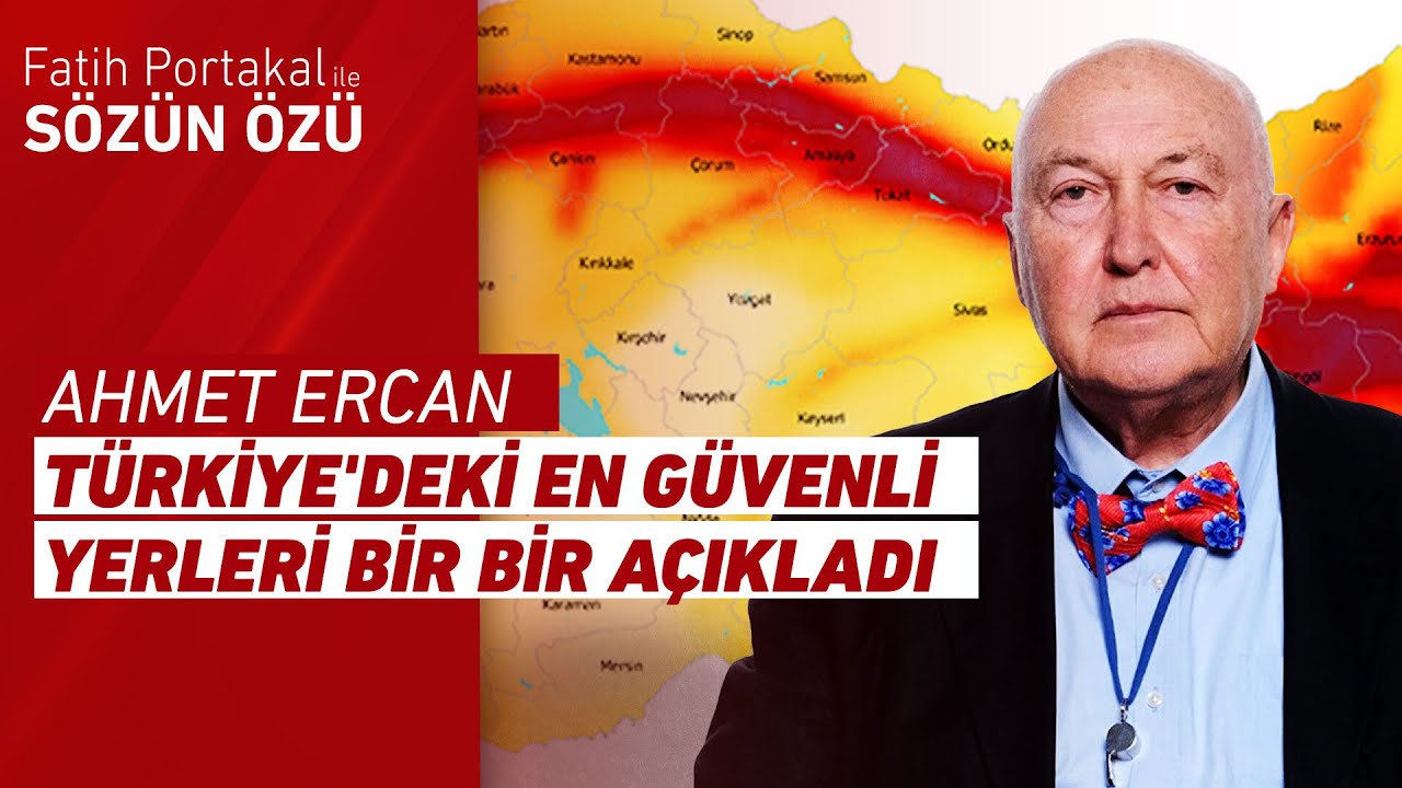 Türkiye'deki En Güvenli Şehirler Hangileri? Ahmet Ercan: Yeni Depremler Nerede Olacak?