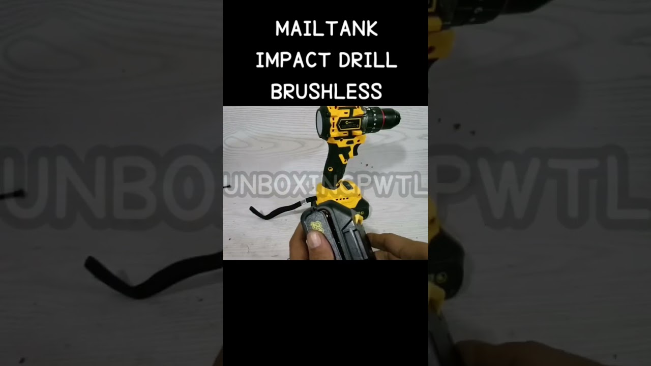 TERBARU..! MAILTANK MK12 IMPACT DRILL #borcordless #borbrushless #mailtank