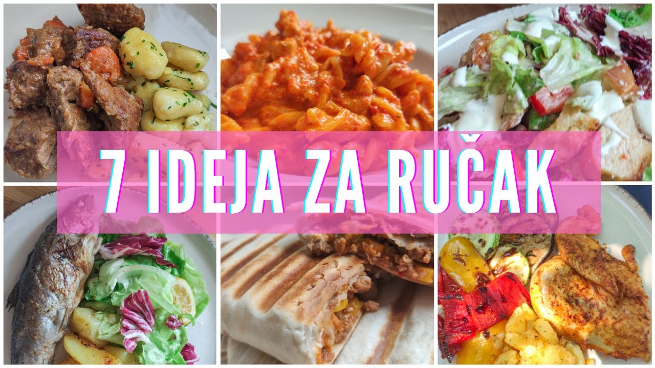 7 IDEJA ZA RUČAK | RECEPTI + FOOD HAUL | Što sam KUVALA prethodne sedmice