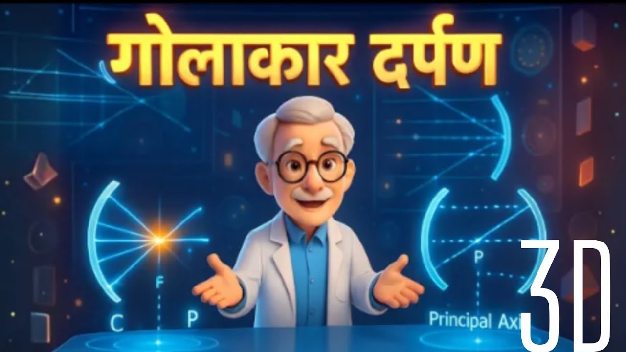 गोलाकार दर्पण | Concave & Convex Mirror पूरा अध्याय 3D Animation में | Class 10 Science Light Chapte
