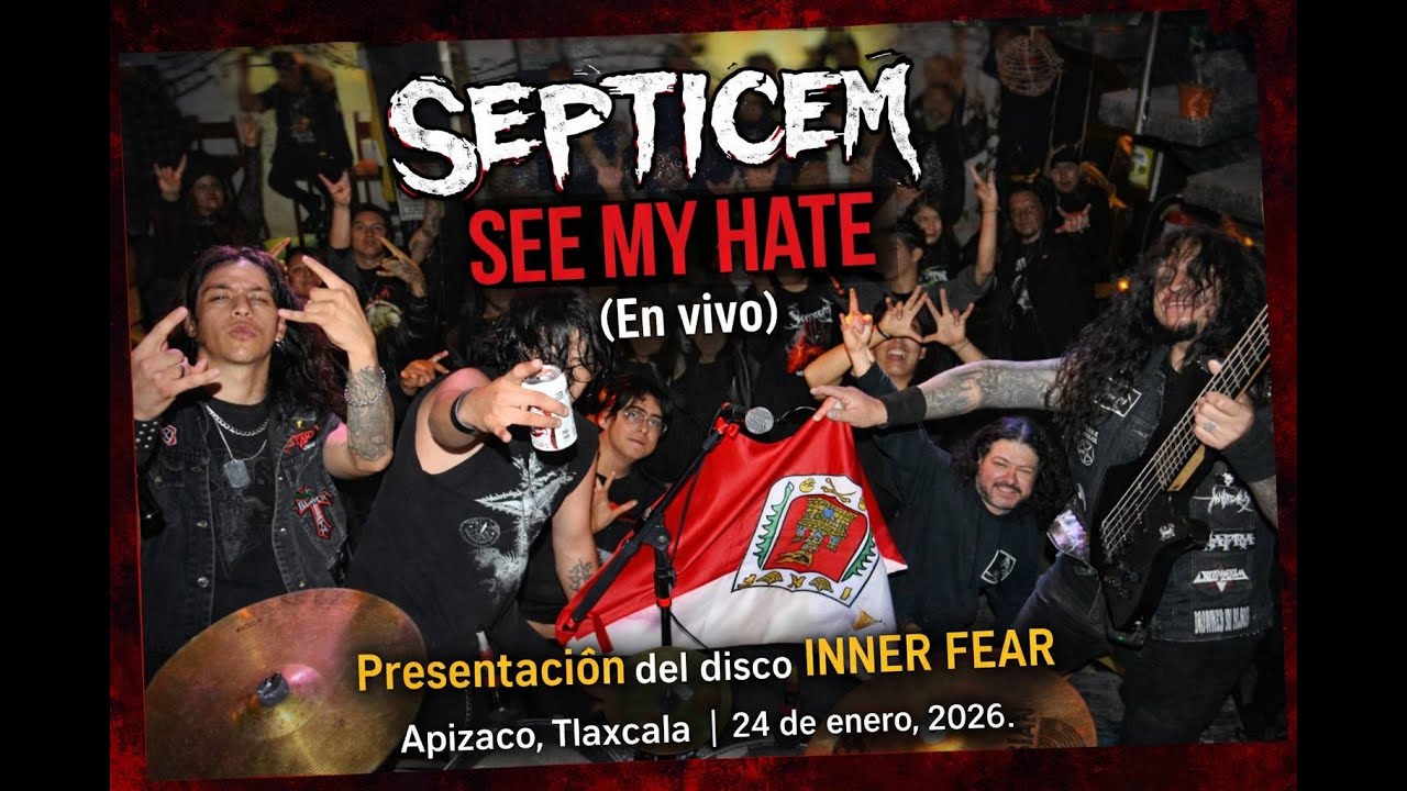 Septicem – “See My Hate” (En vivo) | Presentación del disco Inner Fear | Apizaco, Tlaxcala. FURTIVOS