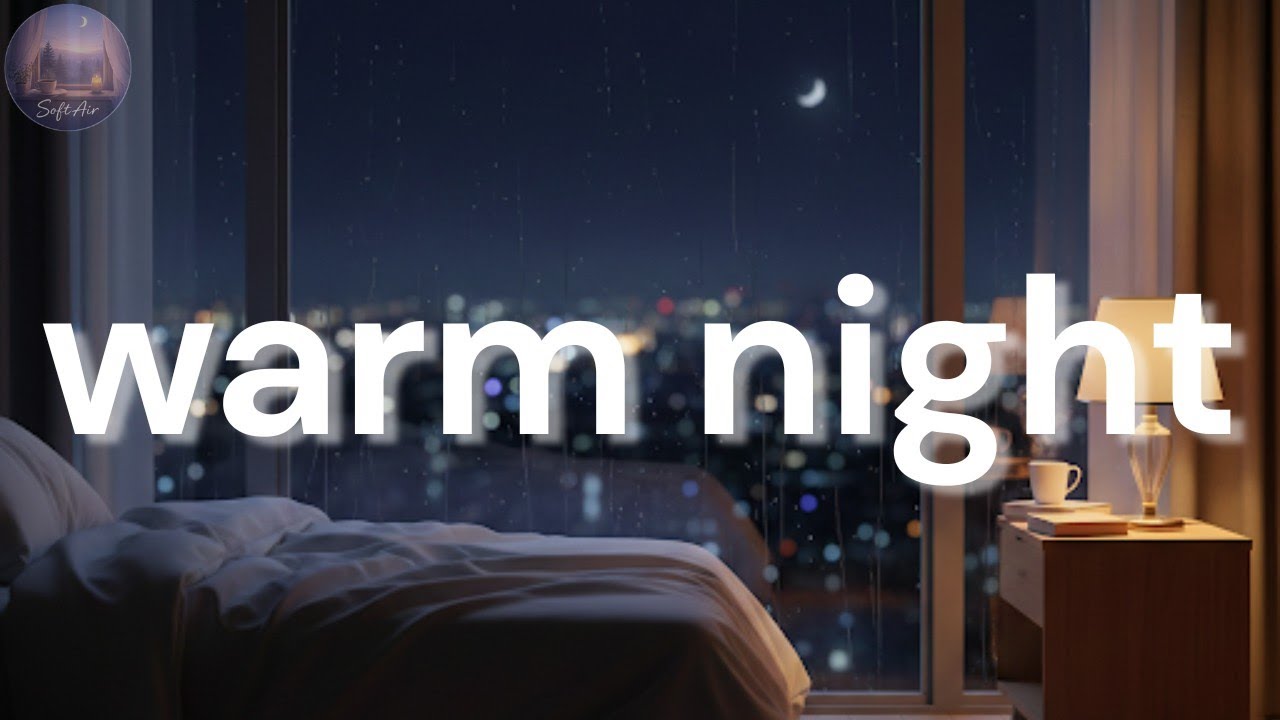 Warm Rainy Night | Gentle Piano & Ambient for Cozy Evenings & Sleep