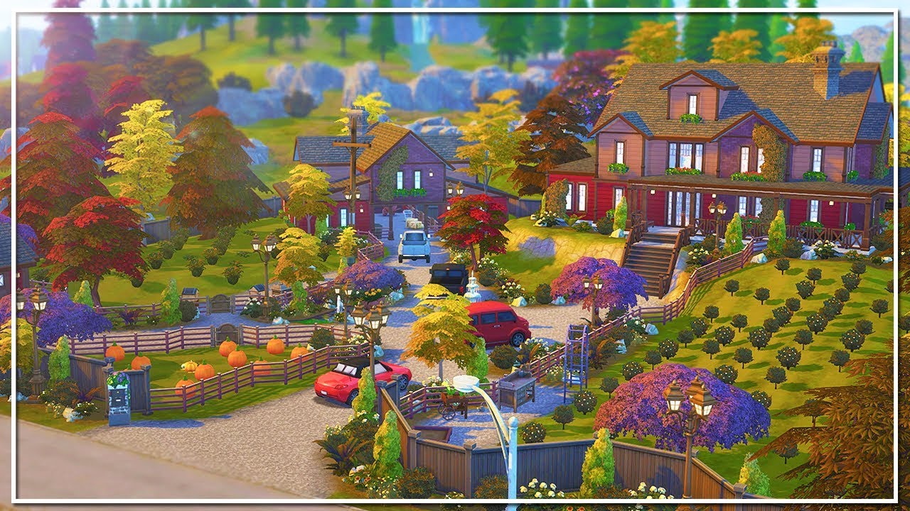 WINDENBURG FARM ESTATE || The Sims 4: Speed Build (NO CC)